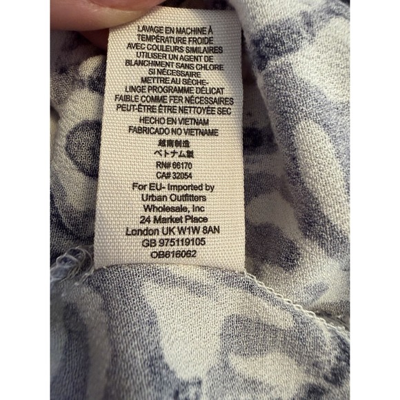 Free People Beach Day Boho Backless Halter Mini Dress Women's Size Large Ivory - Picture 10 of 11